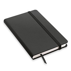 Quaderno personalizzato con copertina soft touch con elastico in formato A6 NOTYSOFT-S