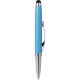 Penna a sfera con touch screen in metallo blu sky personalizzata B11190SK