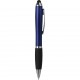 Penna a sfera con touch screen in plastica e metallo blu royal personalizzata B11193BL