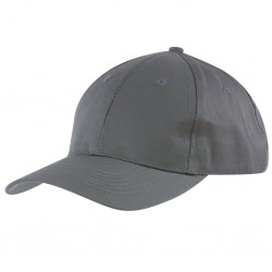 Cappellino 6 pannelli grigio personalizzato K18061GR