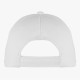 Cappellino 5 pannelli bianco personalizzato K18066B