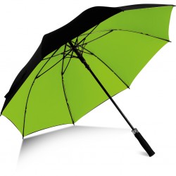 Ombrello golf windproof nero/verde acido personalizzato K18279N/VA