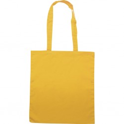 Borsa shopper in cotone gialla personalizzata Q24210G