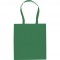 Borsa shopper con soffietto in tnt verde personalizzata Q24243V