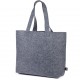 Borsa shopper con soffietto in feltro rpet personalizzata Q24286