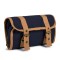 Beauty case vintage appendibile in policotone canvas blu navy personalizzato Q24357NY