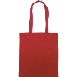 Borsa shopper in cotone bordeaux personalizzata Q24385BO