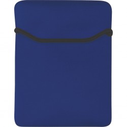 Custodia porta ipad in neoprene blu royal personalizzato Q24434BL