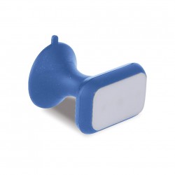 Ventosa per cellulare in silicone e plastica blu royal personalizzato S26020BL