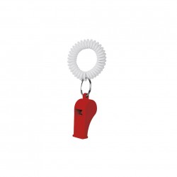 Fischietto in plastica rosso personalizzato S26174R