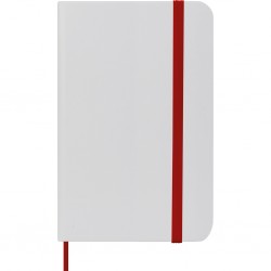 Blocco per appunti  in pvc e carta rosso personalizzato S26483R